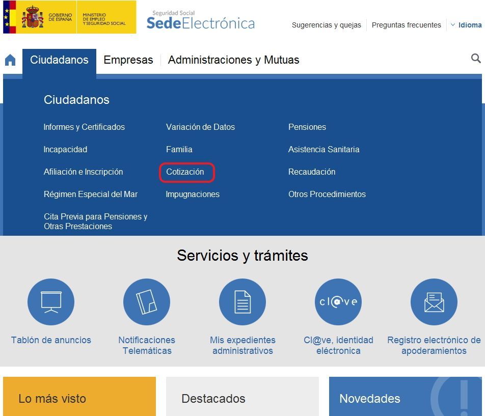seguridad social
