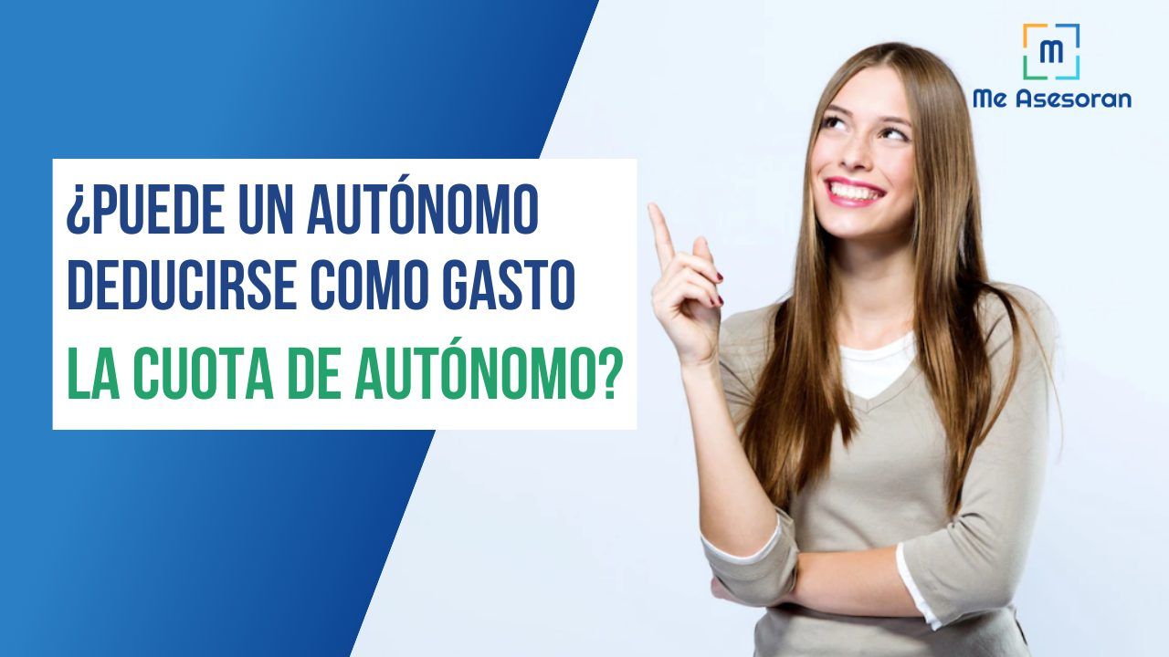 ¿Un autónomo deducirse como gasto la cuota de autónomo?